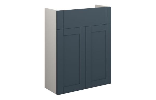 Abbi 500mm Slim Basin Unit - Matt Arley Blue (Grey Cab)